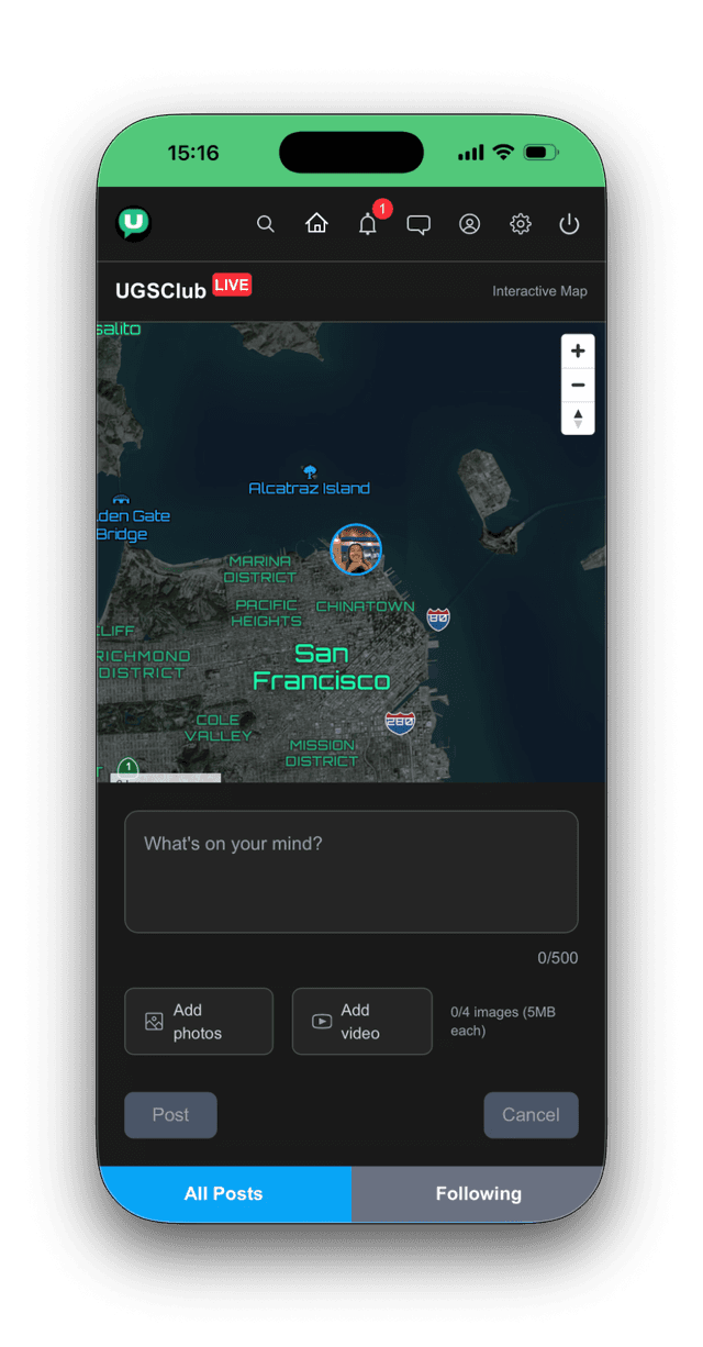 Underground Social Club mobile screenshot